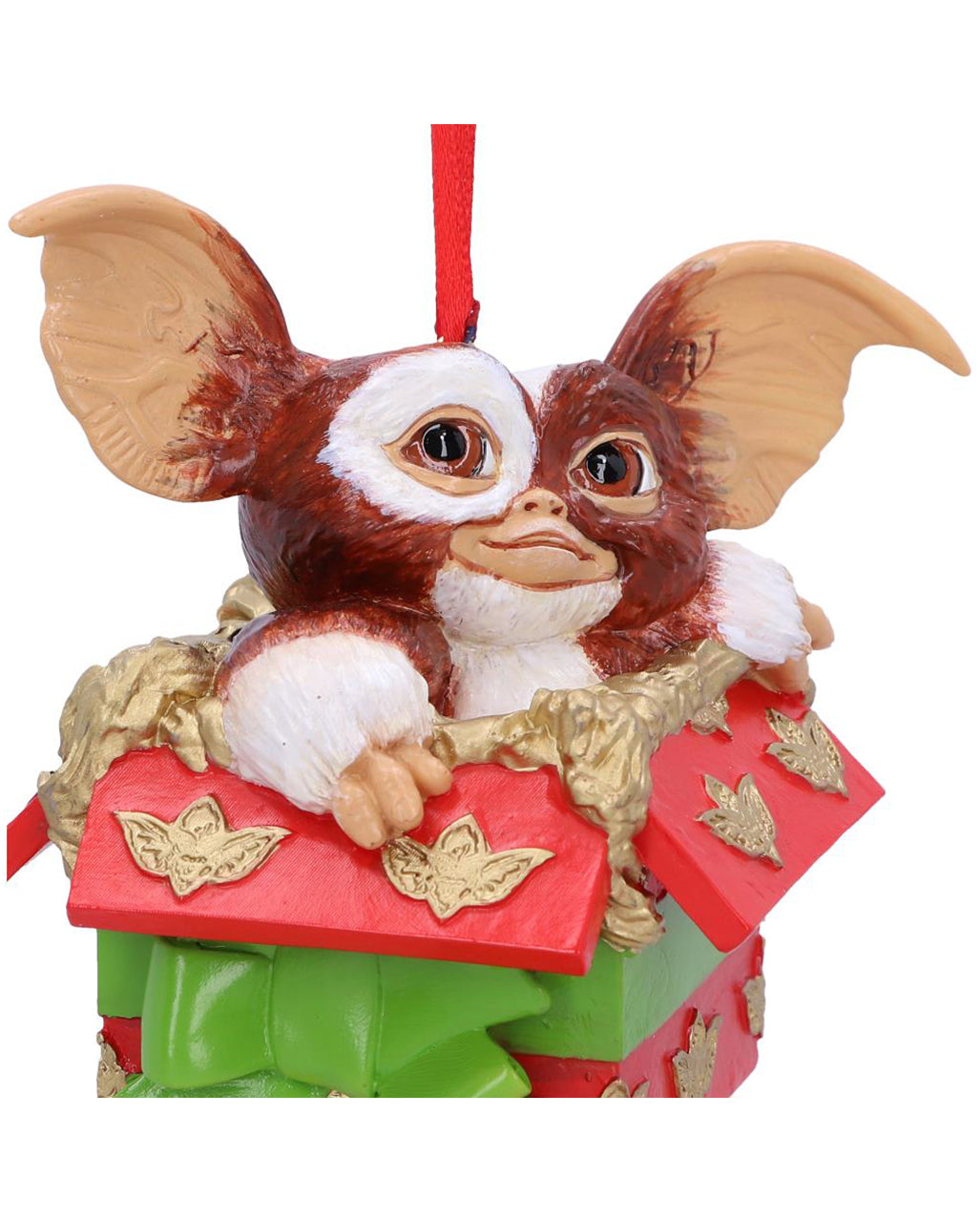 Gremlins Gizmo im Geschenkpaket als Christbaumkugel 10cm
