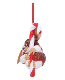 Gremlins Gizmo an Zuckerstange Christbaumkugel 11cm