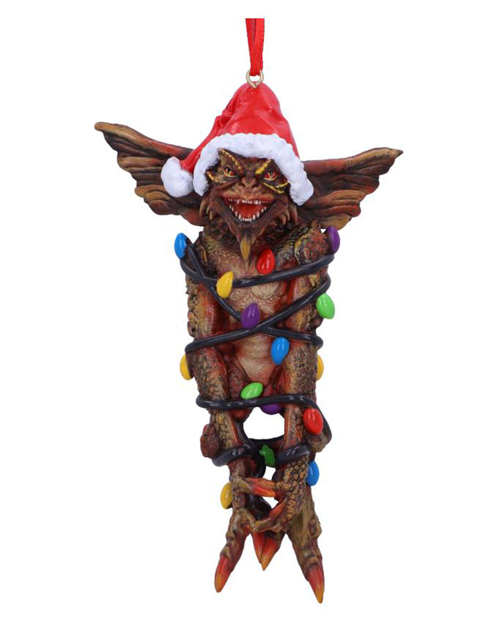 Gremlins Stripe in Lichterkette Christbaumkugel