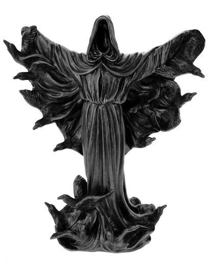 Mietitore Con Corvo Nero 29 Cm