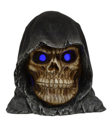 Grim Reaper Totenschädel mit leuchtenden Augen