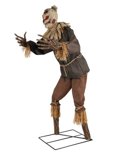 Grim Stalker Scarecrow Halloween Animatronic 213cm