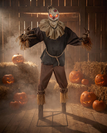 Grim Stalker Scarecrow Halloween Animatronic 213cm
