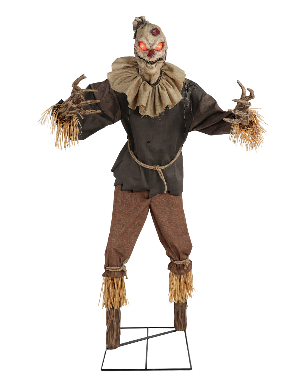 Grim Stalker Scarecrow Halloween Animatronic 213cm