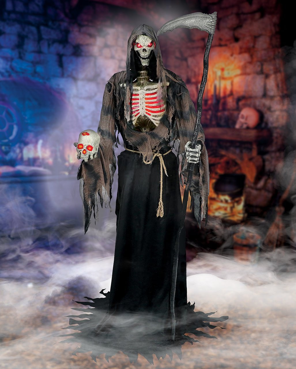 Grim Magere Hein Halloween Animatronic 210cm