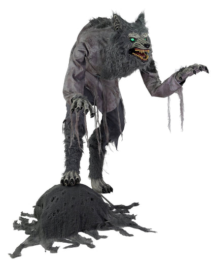 Grimmiger Werwolf Halloween Animatronic