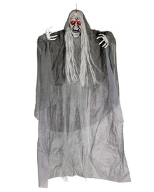 Griselda the Grey Hexendeko Hängefigur mit Leuchtaugen 100cm