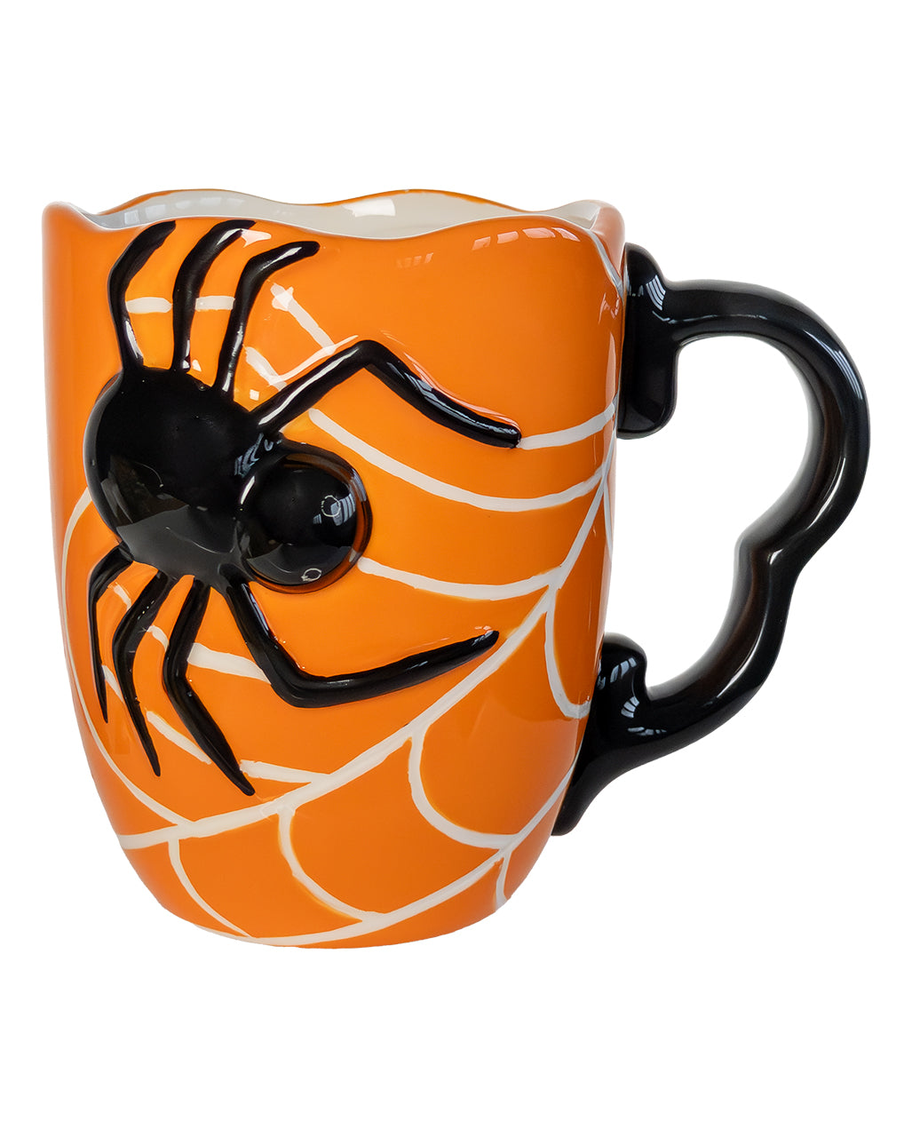 Large Halloween Mug With Spider & Spider Web 500ml