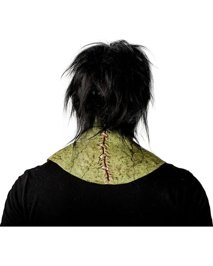 Masque vert de Frankenstein avec des cheveux
