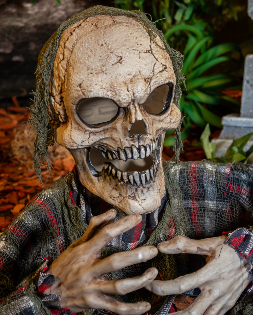 Gruwelijke Ghoul Grondbreker Met Beweging, Licht & Geluid
