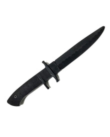 Schwarzes Trainingsmesser aus Latex 20,3 cm