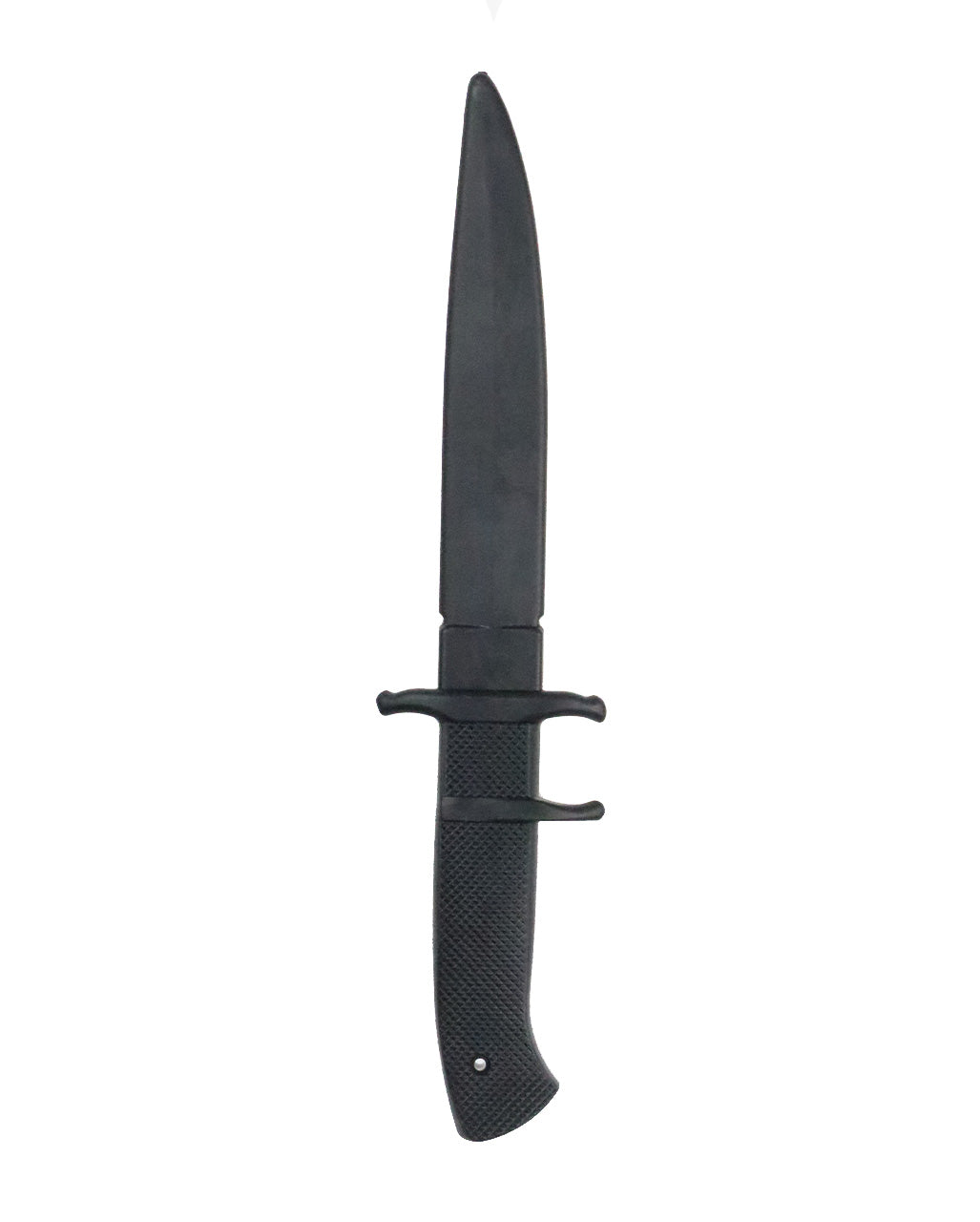 Schwarzes Trainingsmesser aus Latex 20,3 cm