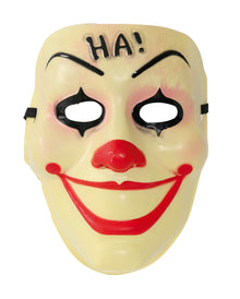 HA! Clown PVC Halbmaske
