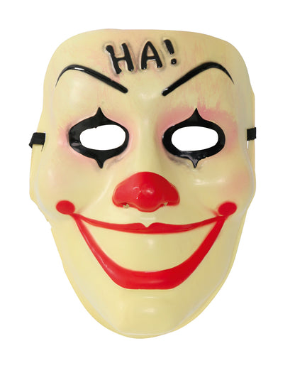 HA! Clown PVC Halbmaske