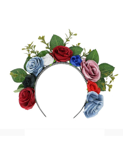 Bandeau à Fleurs Et Feuilles