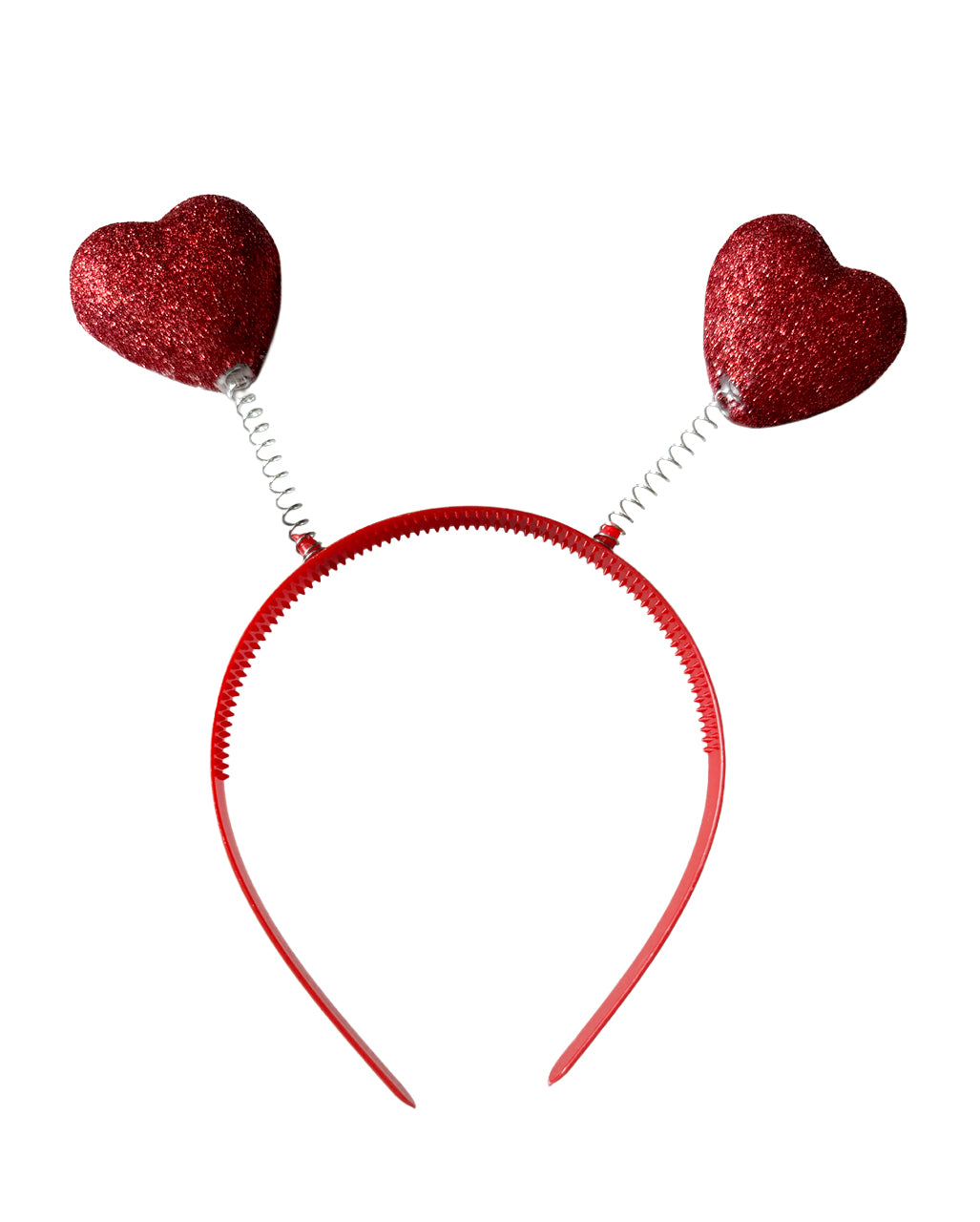 Hoofdband Met Rode Glitter Hartjes