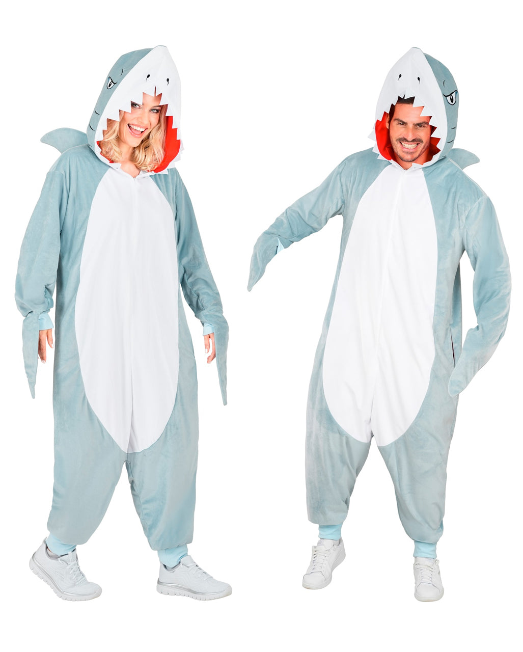 Haifisch Onesie Plüschkostüm