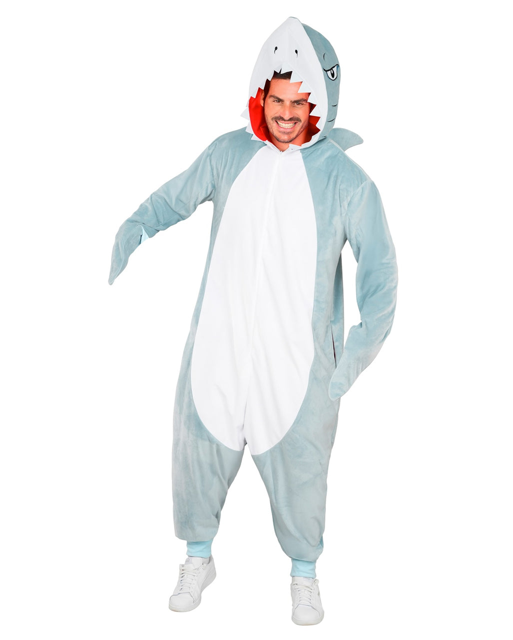 Haifisch Onesie Plüschkostüm