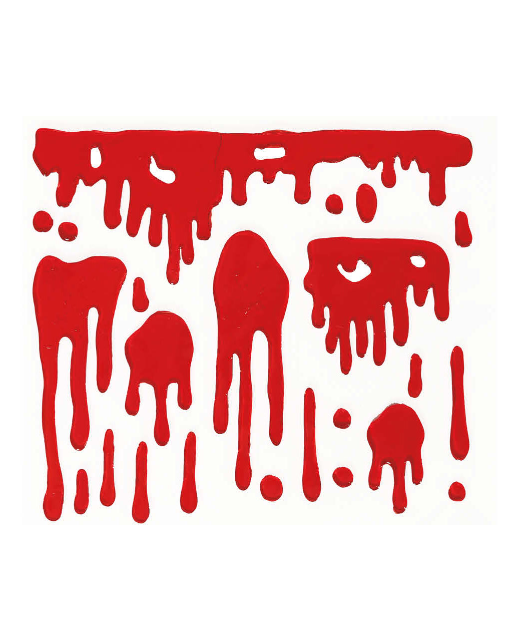 Halloween 3D Blut Fenster Dekoration