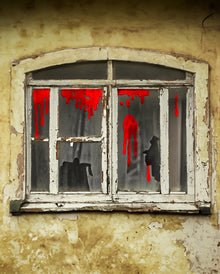 Halloween 3D Blut Fenster Dekoration