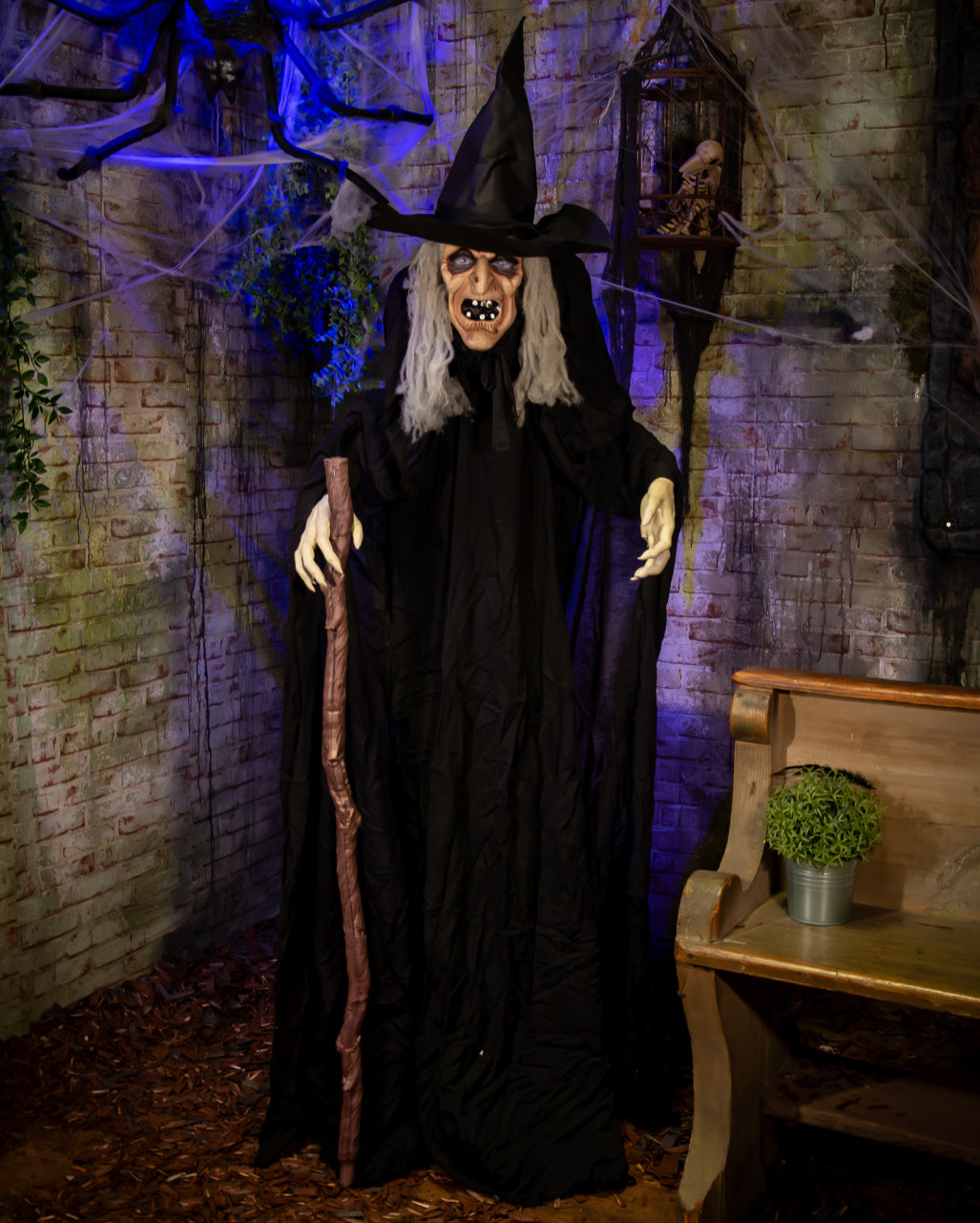 Halloween Animatronic Witch Agatha 180cm