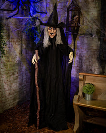 Halloween Animatronic Hexe Agatha 180cm