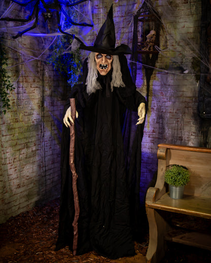 Halloween Animatronic Witch Agatha 180cm