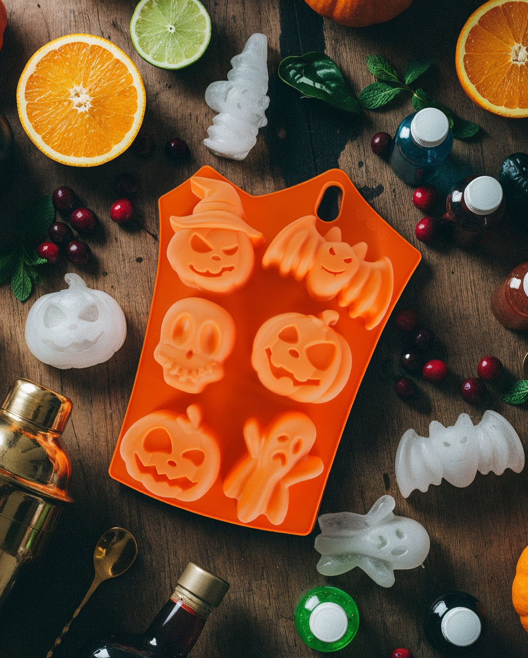 Halloween Eis & Backform mit 6 Motiven