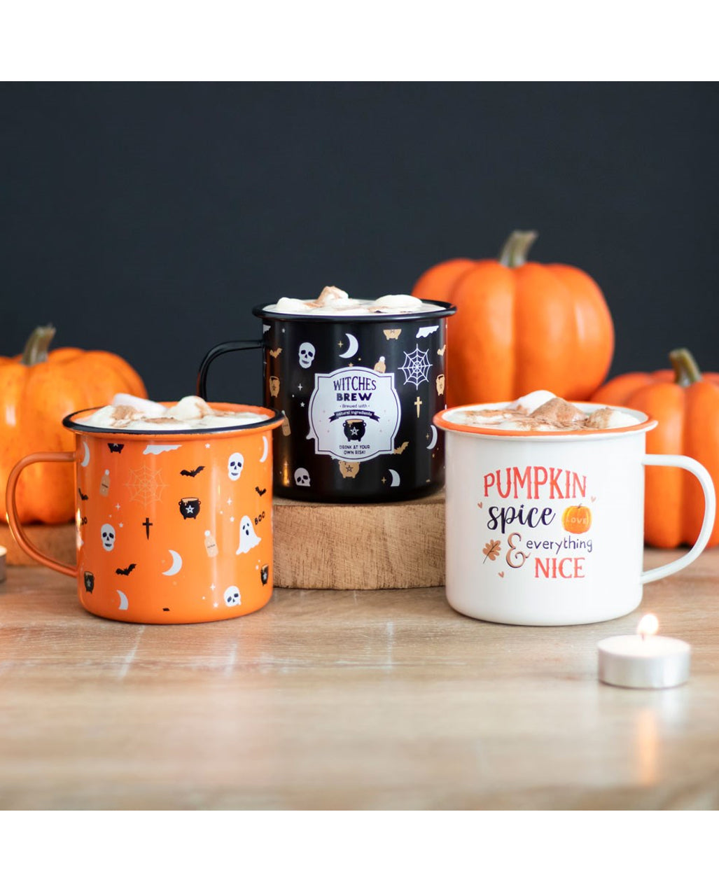 Halloween Enamel Cup