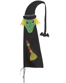 Bandera De Halloween Bruja 150cm
