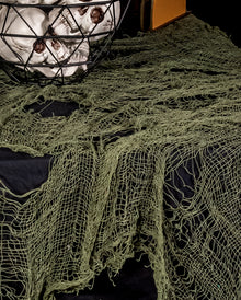 Halloween Fetzenstoff Grün 300x75cm