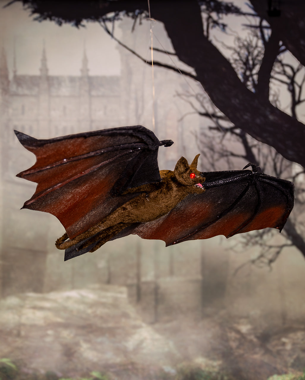 Halloween Fledermaus Braun 54cm