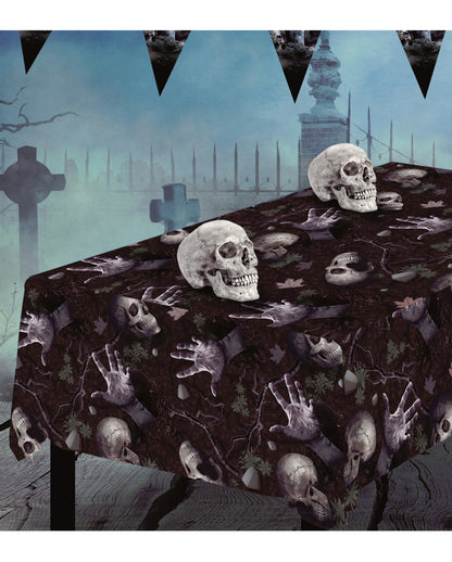 Halloween Graveyard Table Cloth