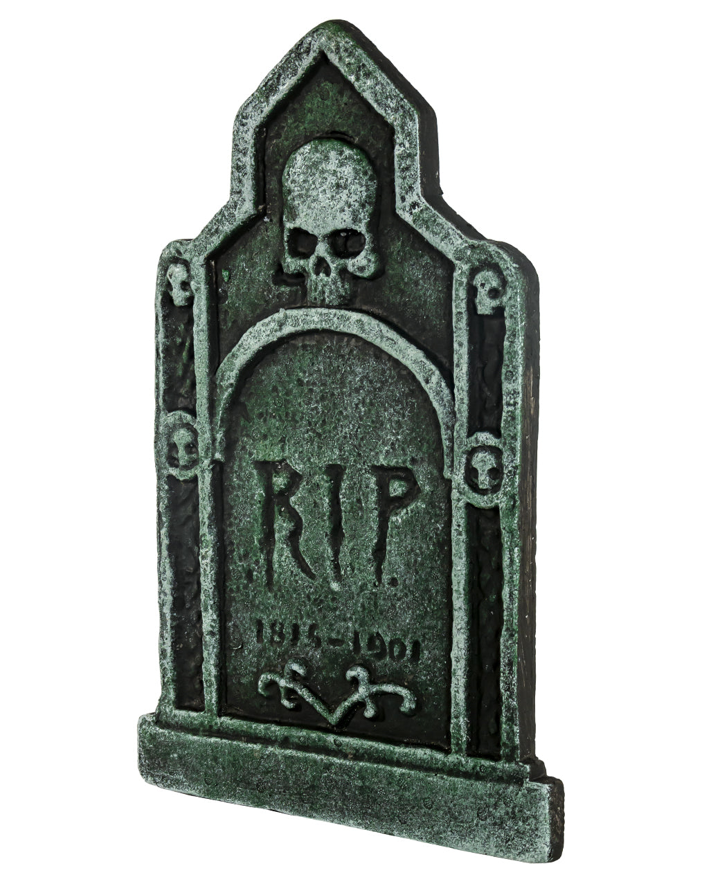 Halloween Grabstein 1816-1901 mit Totenkopf 53cm