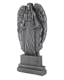Halloween Grabstein mit verwittertem Todesengel 91cm