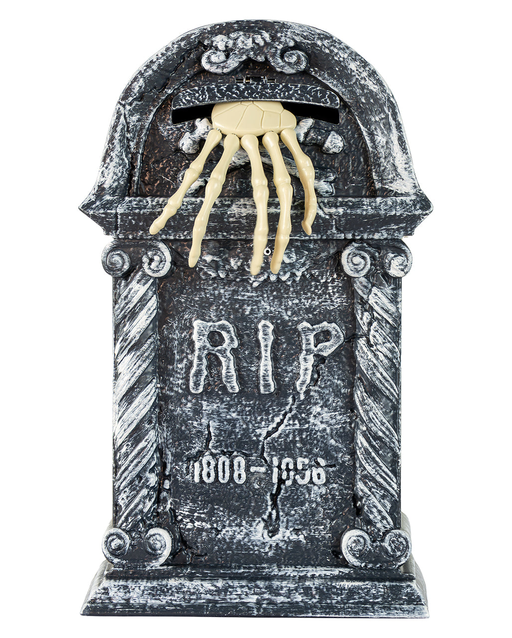 Halloween Gravestone With Skeleton Hand Jumping Out 43cm
