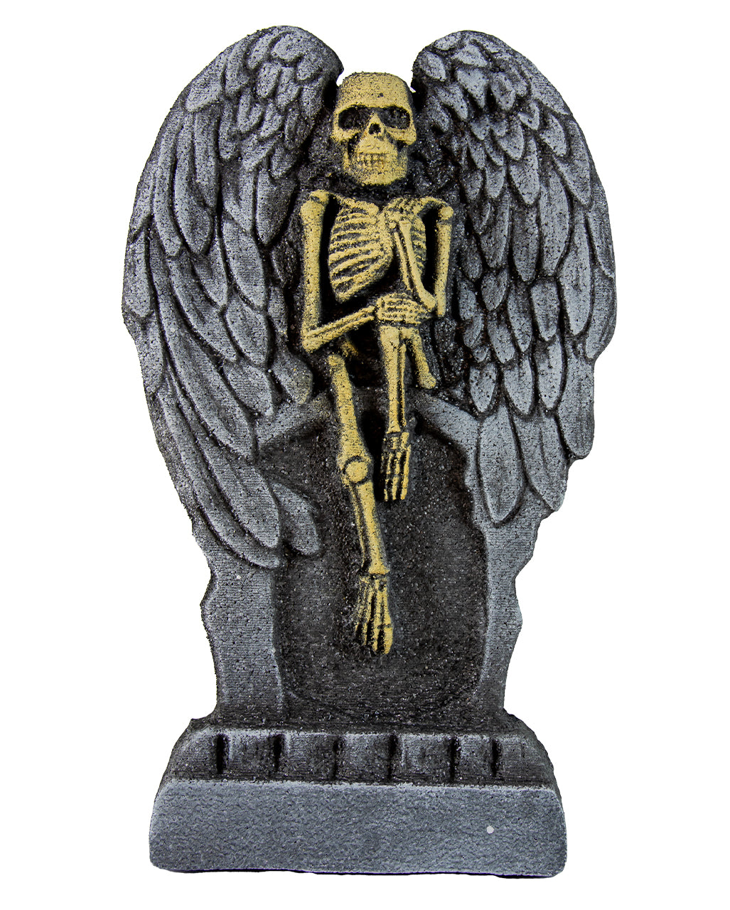 Halloween Gravestone With Skeleton Angel 53cm