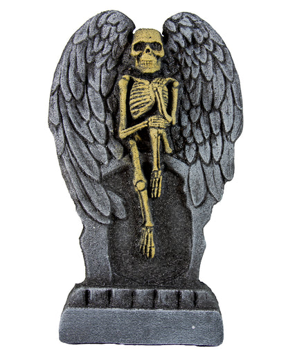 Halloween Gravestone With Skeleton Angel 53cm