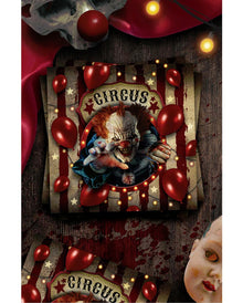 Halloween Horrorclown Circus Servietten 12 St.