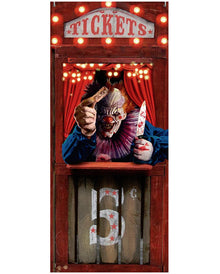 Halloween Horrorclown Circus Tür Dekoration