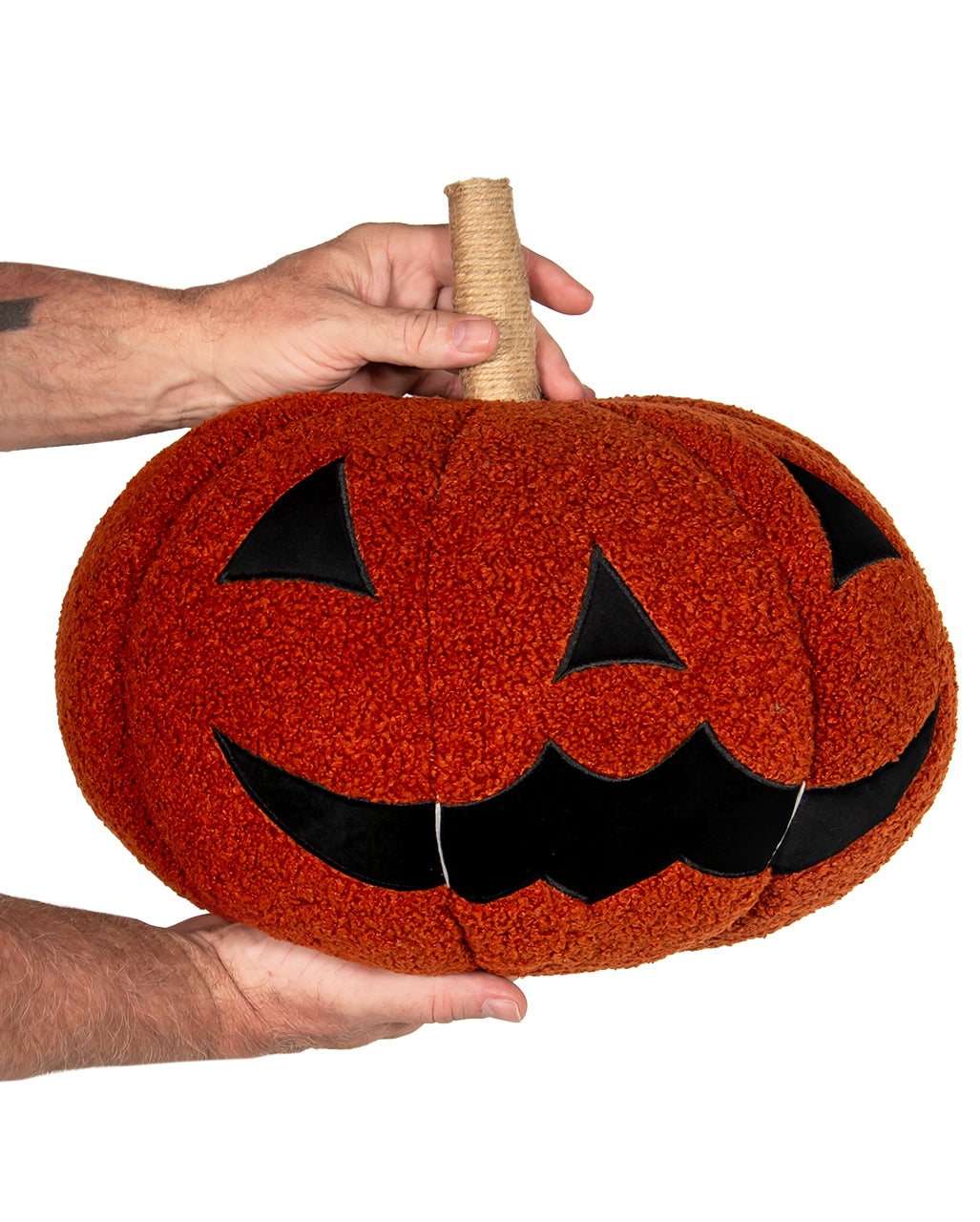 Halloween Kürbis Zierkissen Ø 34cm