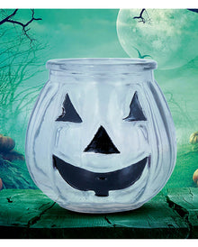 Halloween Kürbis Kerzenglas