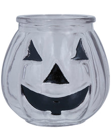 Halloween Kürbis Kerzenglas