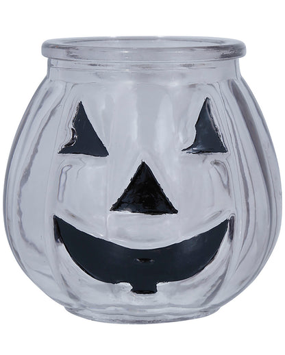 Halloween Kürbis Kerzenglas