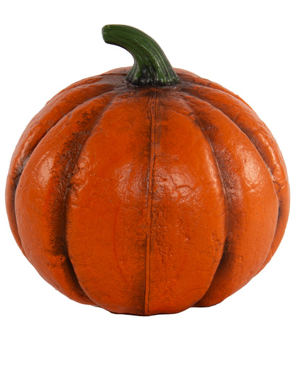 Zucca Di Halloween Con Smorfia Di Teschio Illuminata 21cm