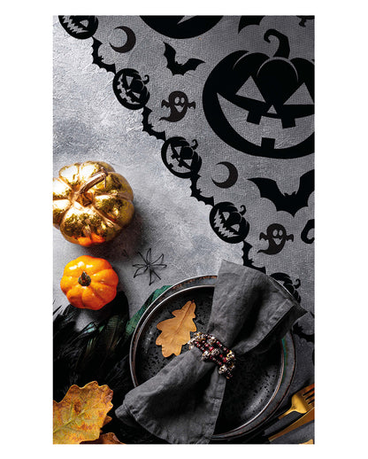 Halloween Kürbis Spitzen Tischläufer 45x200cm