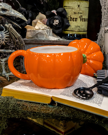 Halloween Pumpkin Mug With Lid 500ml