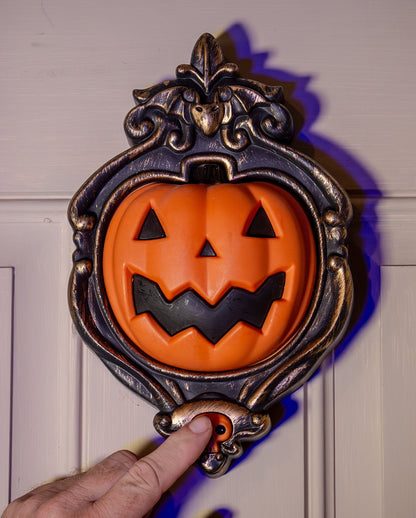 Halloween Pompoen Deurbel Met Licht & Geluid 26cm