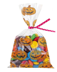 Halloween Kürbis Tütchen für Süßigkeiten 20 St.
