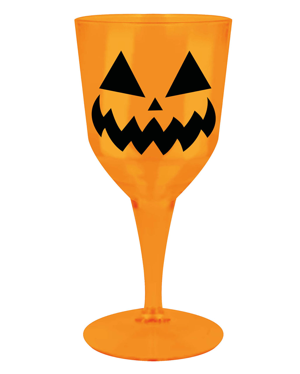 Halloween Pumpkin Wine Glass 19cm